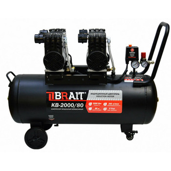 Компрессор воздушный BRAIT КВ- 2000\80